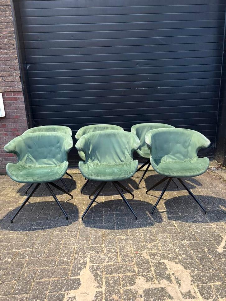 Set van 6 originele zuiver stoelen, Huis en Inrichting, Stoelen, Zo goed als nieuw, Overige kleuren, Ophalen