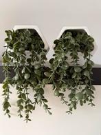 Kunstplanten met witte potten - Set van 2. 13cm x 13cm, Ophalen of Verzenden, Nieuw, Binnen