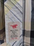 Mustang jeans overhemd maat M, Ophalen of Verzenden, Zo goed als nieuw, Blauw, Halswijdte 41/42 (L)
