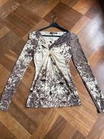 Roberto Cavalli top S/M, Bruin, Verzenden, Zo goed als nieuw, Lange mouw