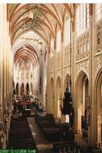 Ansichtkaart	Den Bosch	Sint-Janskathedraal	Middenschip, Verzamelen, Ansichtkaarten | Nederland, Verzenden, 1960 tot 1980, Ongelopen