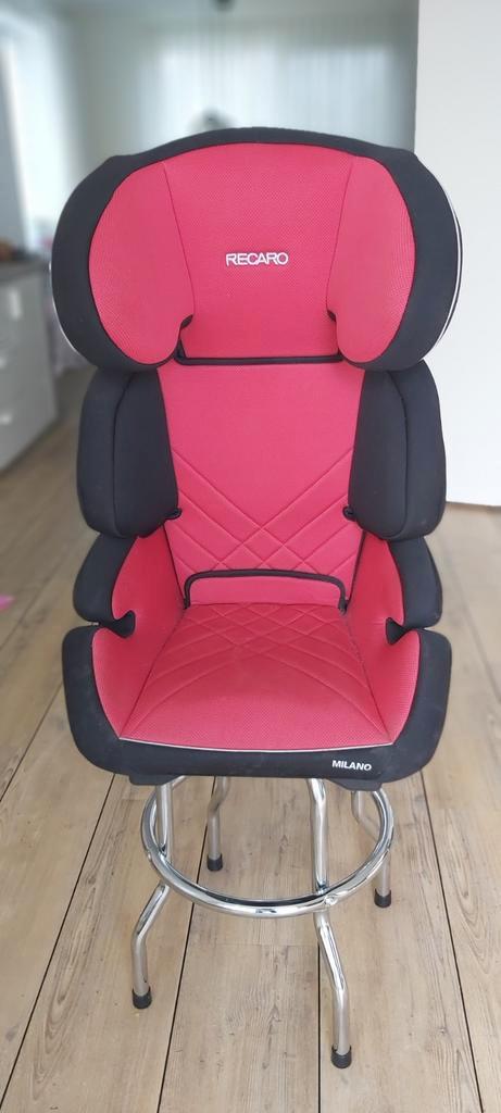 Recaro Milano Autostoel - 9-36 kg, Kinderen en Baby's, Autostoeltjes, Gebruikt, Overige merken, 9 t/m 36 kg, Autogordel, Afneembare rugleuning