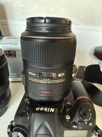 Nikon 7100 + 17-55mm & 105mm lenzen, Audio, Tv en Foto, Fotografie | Lenzen en Objectieven, Ophalen of Verzenden, Gebruikt, Standaardlens