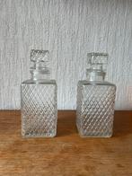 2 whiskey  flessen vintage, Antiek en Kunst, Antiek | Glas en Kristal, Ophalen