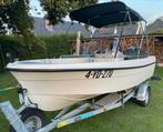 Terhi 450 cc consoleboot / visboot, Watersport en Boten, Overige materialen, Benzine, Buitenboordmotor, Zo goed als nieuw