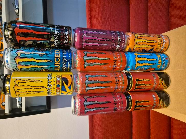 Monster energy blikjes, Hobby en Vrije tijd, Overige Hobby en Vrije tijd, Zo goed als nieuw, Ophalen of Verzenden