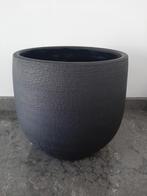 Bloempot / plantenpot, antraciet, 25 cm, 25 tot 40 cm, Rond, Binnen, Ophalen of Verzenden