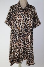 Miss Y Yoek Jurk Tijgerprint Maat 42 / 44 XL / XXL, Kleding | Dames, Yoek, Bruin, Maat 42/44 (L), Ophalen of Verzenden