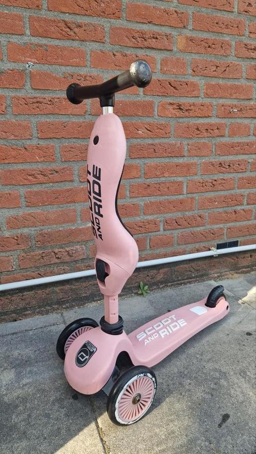 Scoot and Ride Highwaykick 1 - Step & Loopfiets 2-in-1, Kinderen en Baby's, Speelgoed | Buiten | Rolschaatsen, Gebruikt, Kinderen