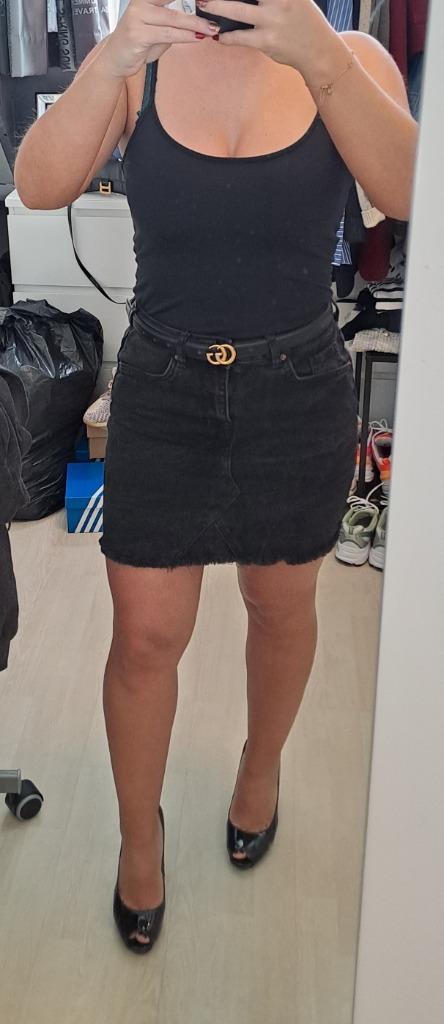 Zwart rokje., Kleding | Dames, Rokken, Zo goed als nieuw, Maat 36 (S), Zwart, Boven de knie, Ophalen of Verzenden