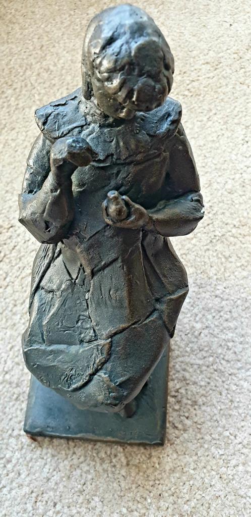 Beeldje de lampenmaakster, Antiek en Kunst, Kunst | Beelden en Houtsnijwerken, Ophalen