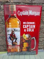 Groot Reclamebord Captain Morgan rum (60 x 40 cm) nr 2, Ophalen of Verzenden, Nieuw, Reclamebord