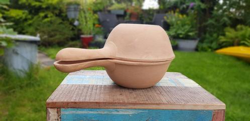 Terracotta Kastanjepot voor Poffen, Antiek en Kunst, Antiek | Keukenbenodigdheden, Ophalen of Verzenden