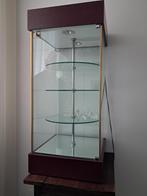 Glazen Vitrinekast met Verlichting en een aantal Swarovski b, Huis en Inrichting, Ophalen, Met deur(en), 100 tot 150 cm, 50 tot 100 cm