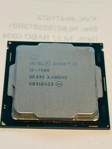 Intel Core i5 7500 beschikbaar voor biedingen
