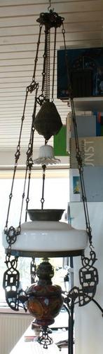 Prachtige, Zeeuwse, antieke petroleum lamp., Ophalen