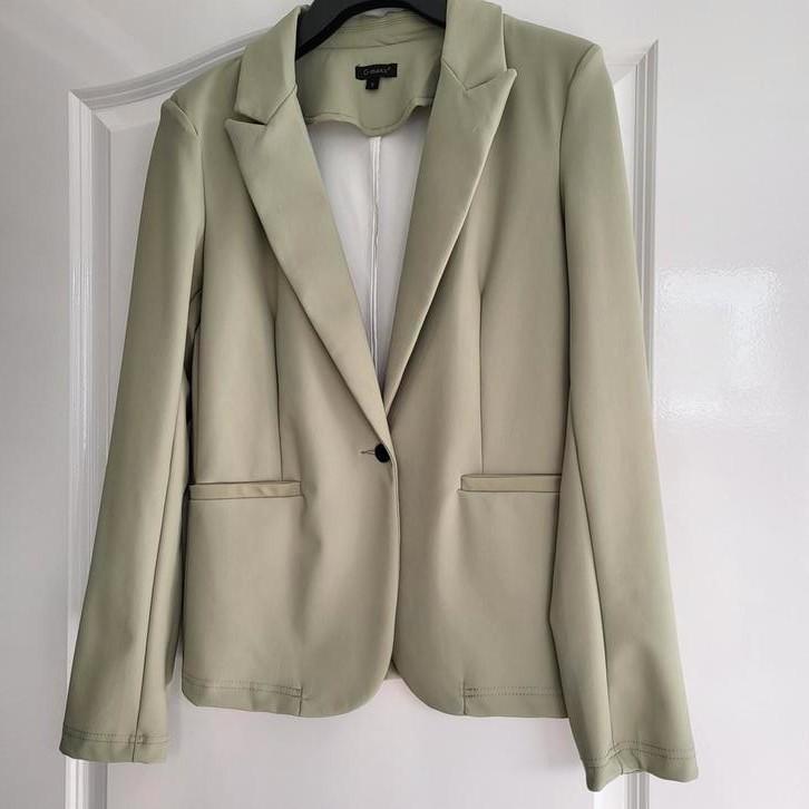 Elegant lichtgroen jasje van G-maxx in maat S. Perfect voor, Kleding | Dames, Jasjes, Kostuums en Pakken, Zo goed als nieuw, Groen