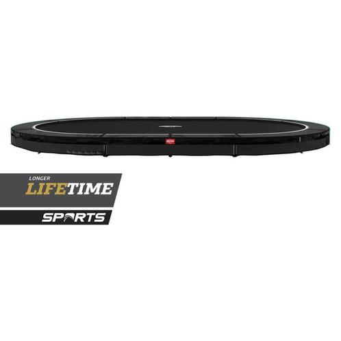 berg trampoline grand favorit 520 inground black  aanbieding, Kinderen en Baby's, Speelgoed | Buiten | Trampolines, Nieuw, Ophalen