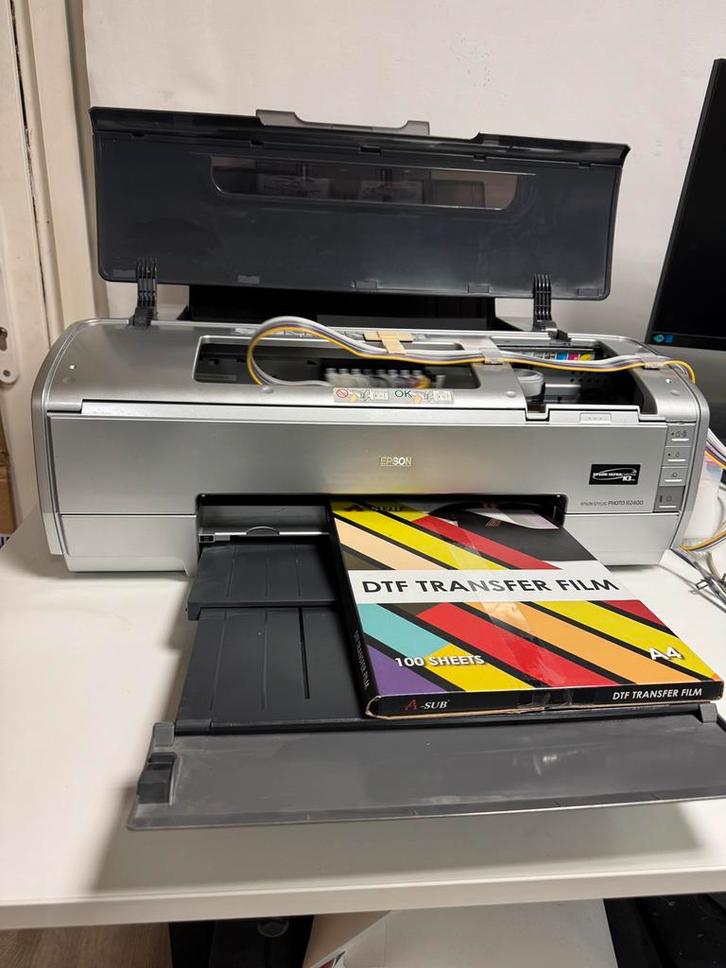 DTF printer A3+ compleet, Computers en Software, Printers, Zo goed als nieuw, Ophalen