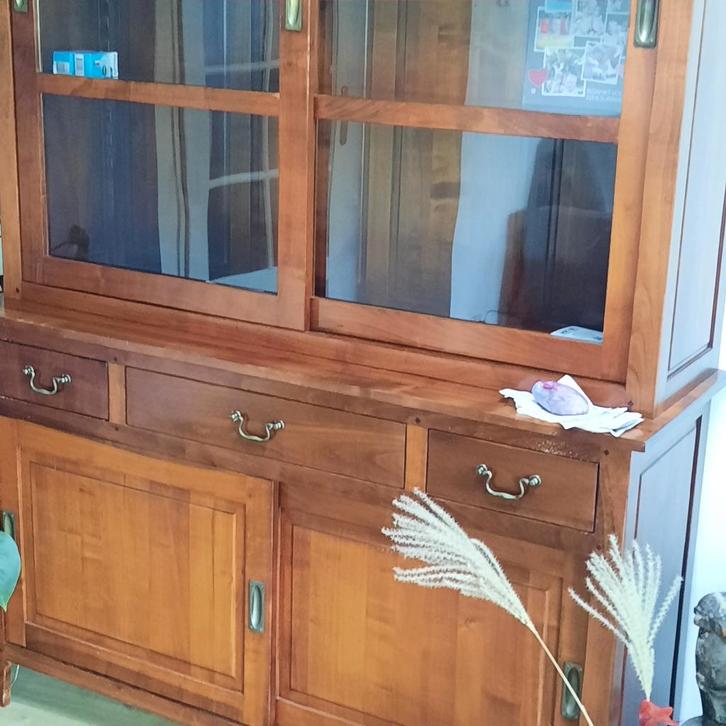 Vitrinekast, wegens plaatsgebrek, Huis en Inrichting, Kasten | Vitrinekasten, Gebruikt, 150 tot 200 cm, 50 tot 100 cm, 25 tot 50 cm