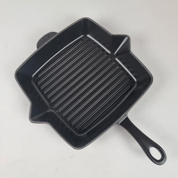 Staub Skillet Grill 26 cm vierkant zwart beschikbaar voor biedingen
