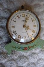 antiek klokje  swiza mignon  mechanische wekker swiss, Ophalen of Verzenden