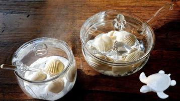 * MOOI * 2pcs ( glass storage)  RIVIÈRA MAISON  beschikbaar voor biedingen