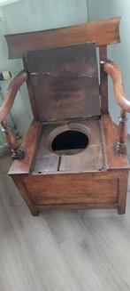 Antieke houten po-stoel, Antiek en Kunst, Ophalen