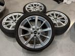 Originele Audi Sport A3 18 inch velgen ZGAN+Zomerbanden, Auto-onderdelen, Banden en Velgen, 18 inch, Gebruikt, Velg(en), Ophalen of Verzenden