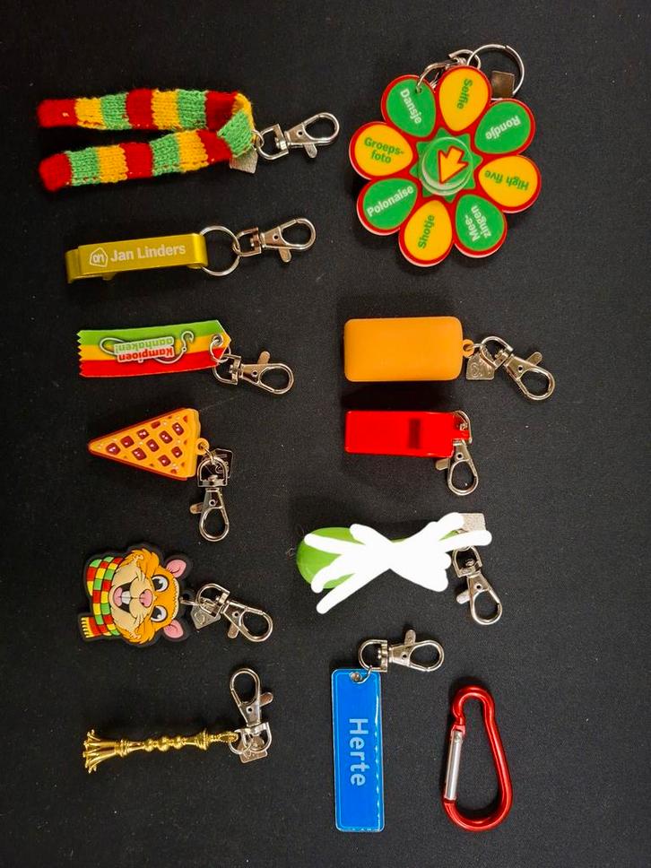 Aanhakers Albert Hein Jan Linders Sleutelhanger Carnaval Act, Verzamelen, Supermarktacties, Albert Heijn, Ophalen of Verzenden