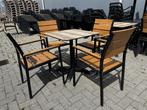 Gebruikte terras stoelen 20 stoelen + 6 tafels, Zakelijke goederen, Horeca | Meubilair en Inrichting, Ophalen, Gebruikt, Meubilair
