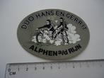 sticker oud DUO Hans en Gerrit motorcross zijspan sidecar cr, Verzenden, Zo goed als nieuw, Bedrijf of Vereniging