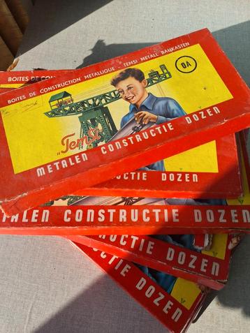 Vintage Temsi Metalen Constructie Dozen - 5 Dozijn beschikbaar voor biedingen
