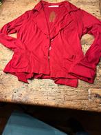 Heel mooi rood jasje van Cora Kemperman Maat l/XL, """Cora Kemperman", Maat 42/44 (L), Ophalen of Verzenden, Jasje