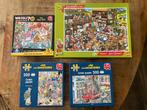 4 leuke puzzels, Ophalen of Verzenden, 500 t/m 1500 stukjes, Zo goed als nieuw, Legpuzzel
