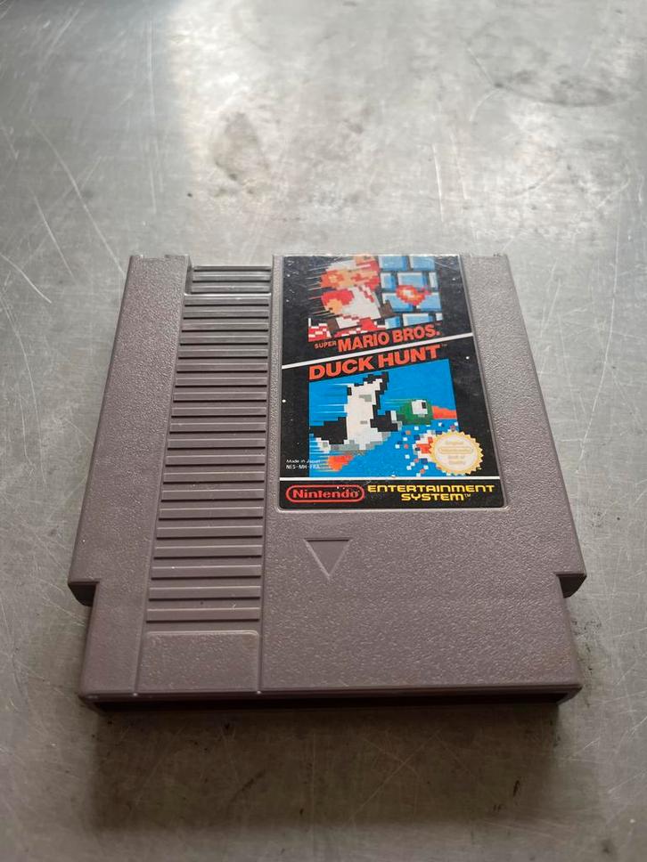 Mario Bros & Duck Hunt - Nintendo NES Klassieker!, Spelcomputers en Games, Games | Nintendo NES, Gebruikt, Platform, 2 spelers