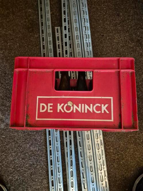 De Koninck bierkrat met 24 flesjes bv voor op imperiaal, Verzamelen, Biermerken, Gebruikt, Flesje(s), De Koninck, Ophalen