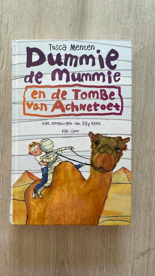 Tosca Menten - Dummie de mummie en de tombe van Achnetoet, Boeken, Kinderboeken | Jeugd | 10 tot 12 jaar, Zo goed als nieuw, Ophalen of Verzenden