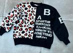 DIKKE GEBREIDE WOLLEN TRUI PULLOVER ZWART / LUIPAARD MAAT L, Ophalen of Verzenden, Zo goed als nieuw, Maat 38/40 (M), Zwart