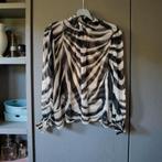 STUDIO ANNELOES IZZA zebra crêpe top mt XXL, Studio Anneloes, Verzenden, Beige, Maat 46/48 (XL) of groter