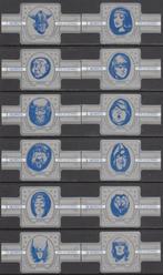 Sigarenbanden van Eric de Noorman, Morrita 1-12 grijs-zilver, Verzamelen, Ophalen of Verzenden, Nieuw, Sigarenbandjes