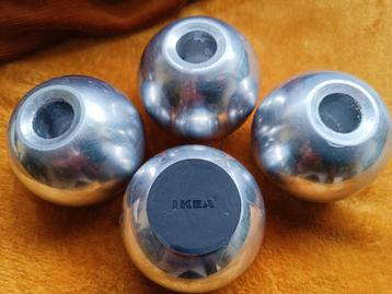 Set van vier vintage jaren 90 Ikea Nässjö kaarsenhouders beschikbaar voor biedingen