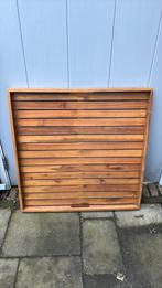 Houten dienblad voor op hocker, Huis en Inrichting, Woonaccessoires | Dienbladen, Ophalen, Zo goed als nieuw, Rechthoekig, Hout