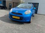 Nissan Micra 1.2 5DR 2011 Automaat, Stof, Blauw, 3 cilinders, 30 €/maand