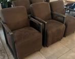 6 mooie robuuste stoelen met wielen, Huis en Inrichting, Fauteuils, Ophalen of Verzenden, Zo goed als nieuw, 50 tot 75 cm