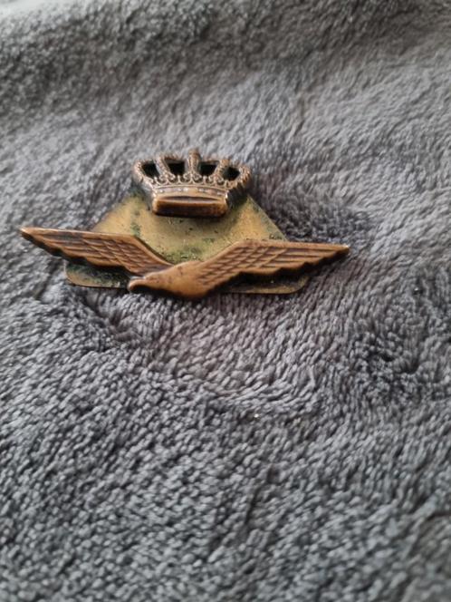 Vintage Militaire Piloteninsigne met Kroon, Antiek en Kunst, Antiek | Kleding en Accessoires, Dames, Heren, Ophalen