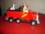 Mickey mouse in auto brandweerauto Disney, Verzamelen, Disney, Mickey Mouse, Ophalen of Verzenden