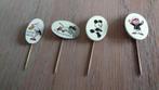 4 speldjes, Verzamelen, Speldjes, Pins en Buttons, Verzenden, Gebruikt, Overige onderwerpen