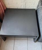 Mooie Leolux MDF hoek/ bijzettafel met lade, Ophalen, Minder dan 45 cm, Vierkant, Zo goed als nieuw