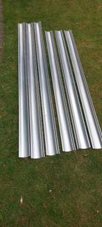 Aluminium panelen, breedte 11 cm, Doe-het-zelf en Verbouw, Dakpannen en Dakbedekking, Ophalen, Zwart, Metaal, 15 m² of meer